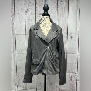 Hem &‎ Thread Suede Moto Jacket